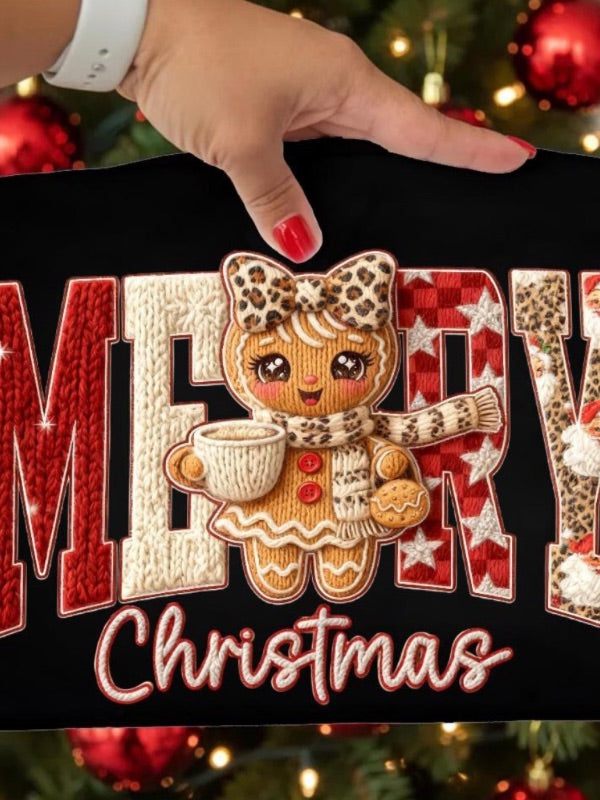 *Preorder* Merry Christmas gingerbread