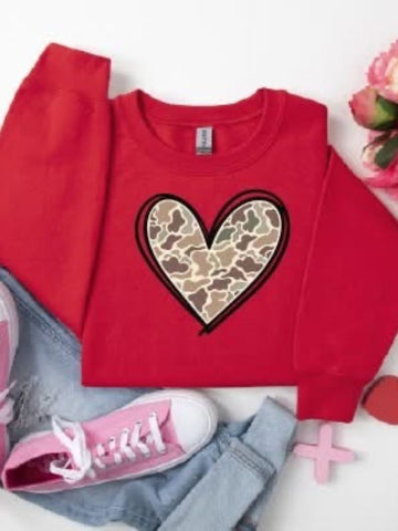 *Preorder*  camo heart