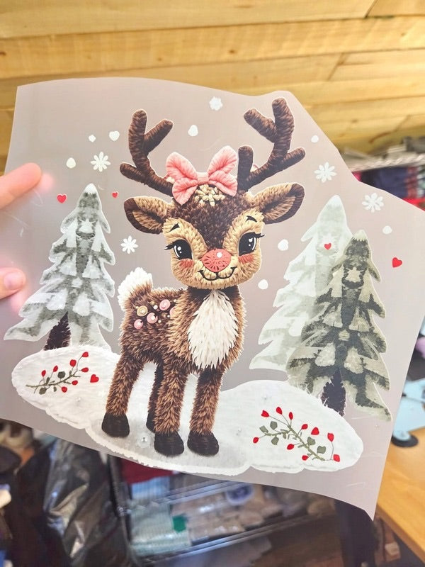 *Preorder* cute snow reindeer