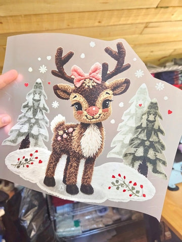 *Preorder* cute snow reindeer