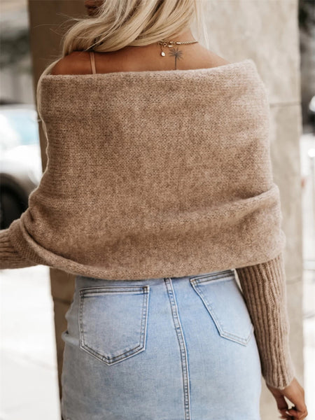 Long Sleeve Cropped Knit