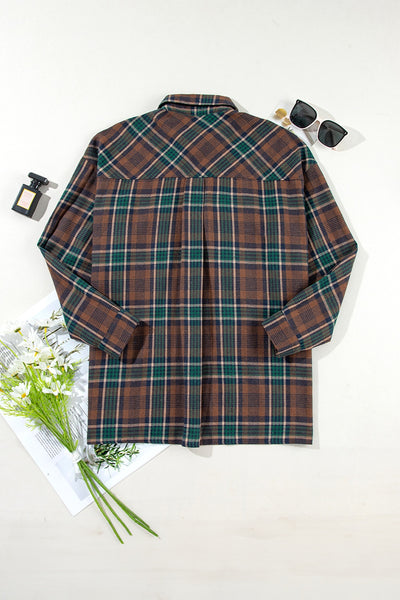 Plaid Button Up Long Sleeve