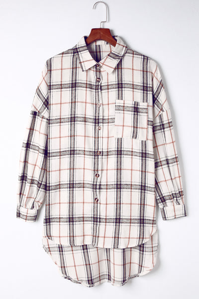 Plaid Button Up Long Sleeve