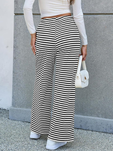 Striped Wide Leg Pants