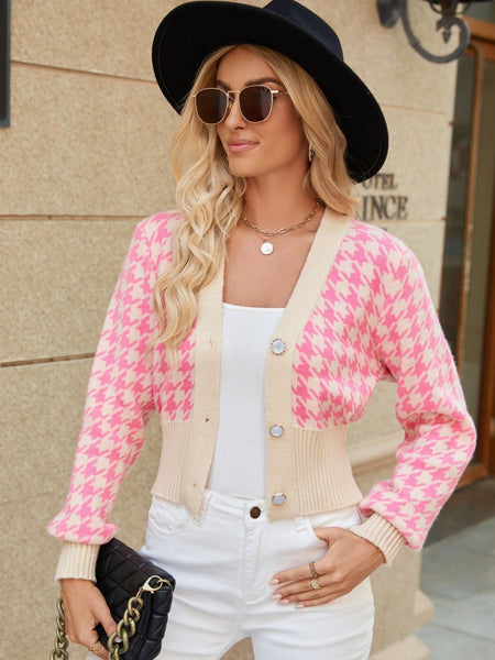 Button Up Long Sleeve Cardigan