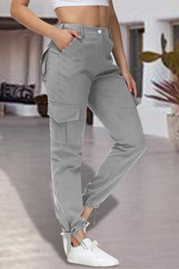 High Waist Pants with Pockets