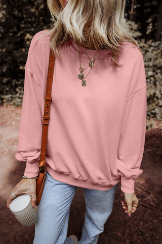 Round Neck Long Sleeve Sweatshirt