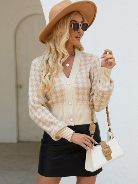 Button Up Long Sleeve Cardigan