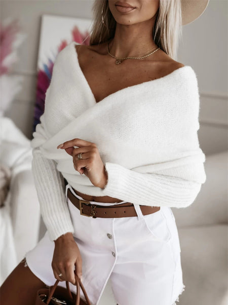 Long Sleeve Cropped Knit