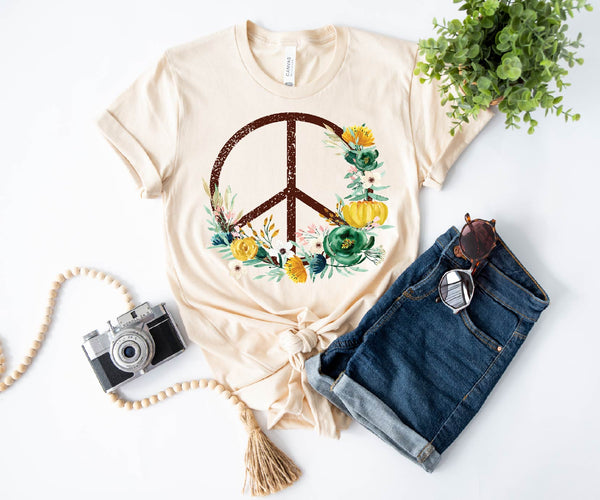 *Preorder* Floral Peace Sign