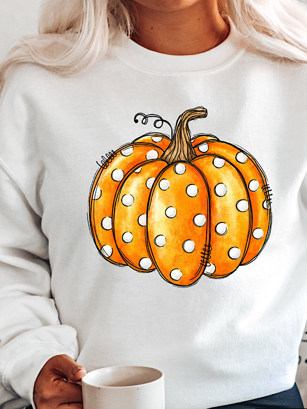 *Preorder* Polka Dot Pumpkin