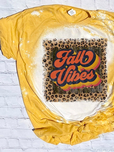 *Preorder* Bleached Fall Vibes (Heather Yellow)