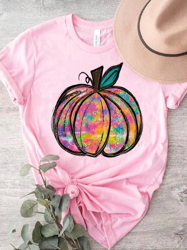 *Preorder* Watercolor Pumpkin (Light Pink)