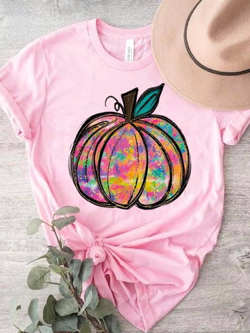*Preorder* Watercolor Pumpkin (Light Pink)