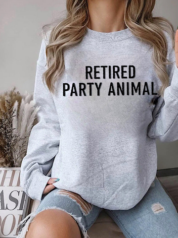 *Preorder* Retired Party Animal (Athletic Grey Sweatshirt)