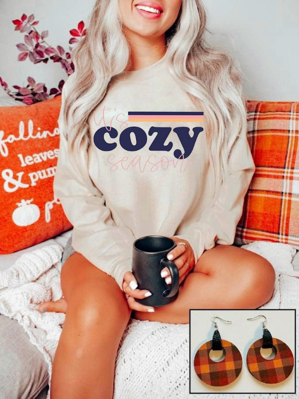 *Preorder* Cozy Season (Sand Sweatshirt)