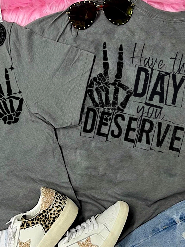 *Preorder* Day You Deserve (Deep Heather)