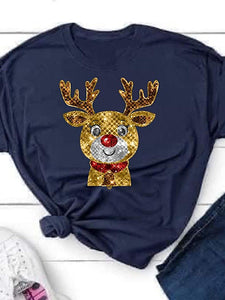Sparkle Reindeer (Navy)
