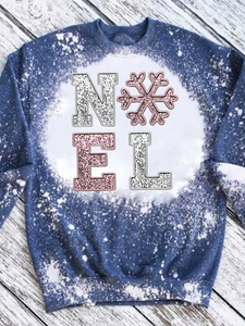 *Preorder* Bleached Noel (Denim Sweatshirt)