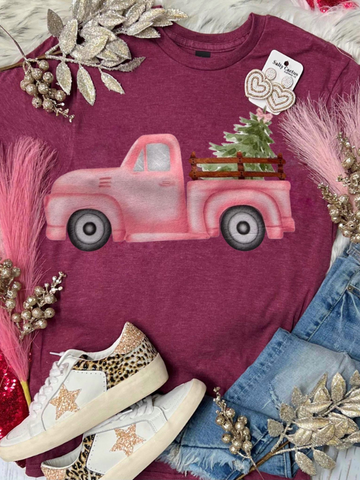 Pink Truck (Maroon)