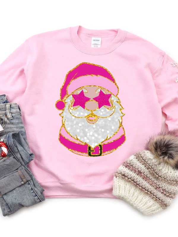 *Preorder* Santa Heart Eyes (Light Pink)