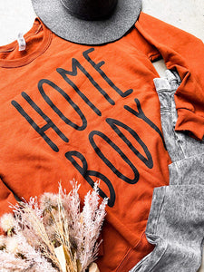 *Preorder* Homebody (Orange Gildan Sweatshirt)