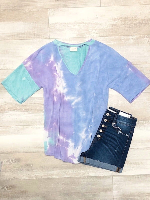 *New* Lavender and Blue Tie dye
