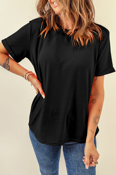 Round Neck Short Sleeve T-Shirt