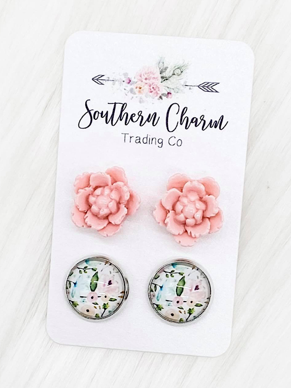 *New* Pastel Spring floral duo