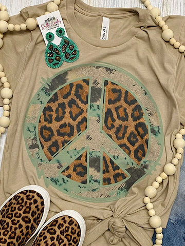 *Preorder* Leopard peace sign