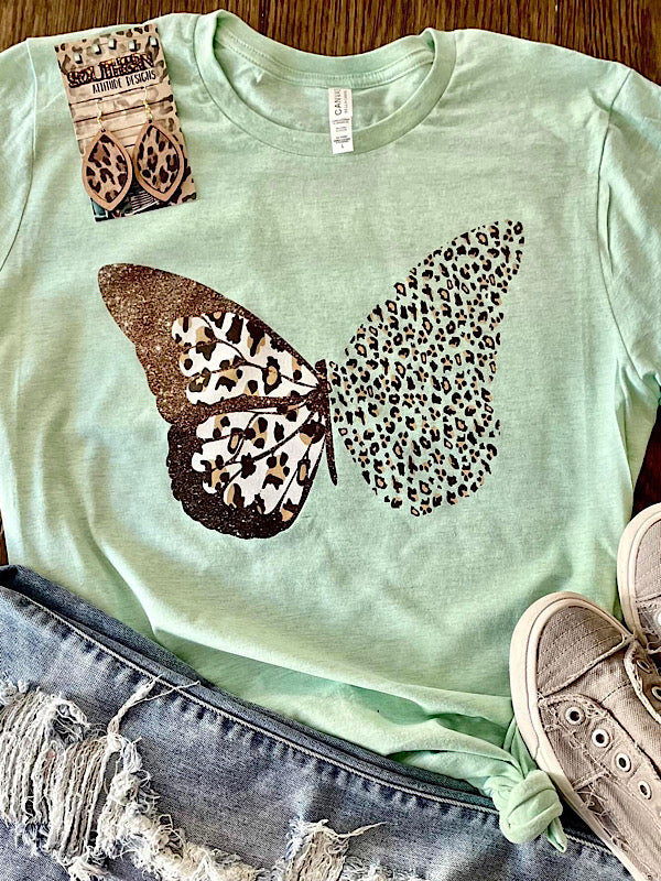 *Preorder* Mint Leopard Butterfly