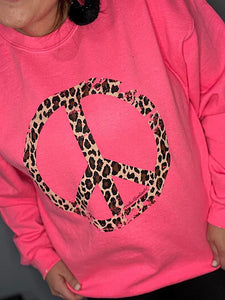 Pink Peace Sweatshirt