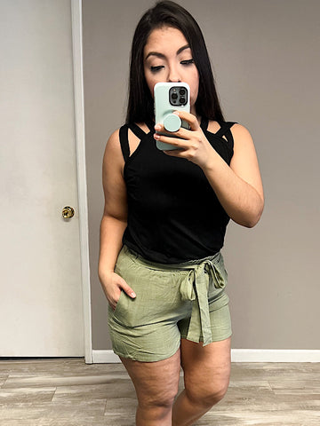 *New* Olive Shorts