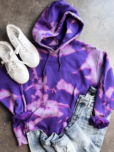 *Preorder* Purple Tie dye hoodie