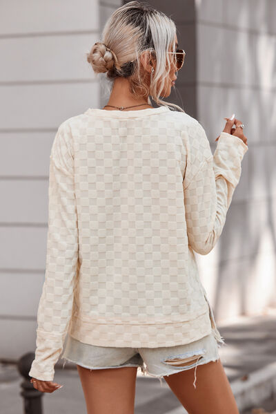 Round Neck Long Sleeve T-Shirt