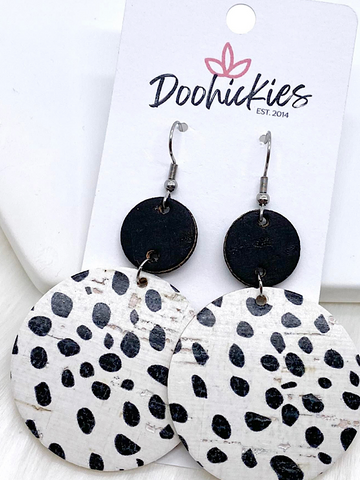 Polka dot earrings