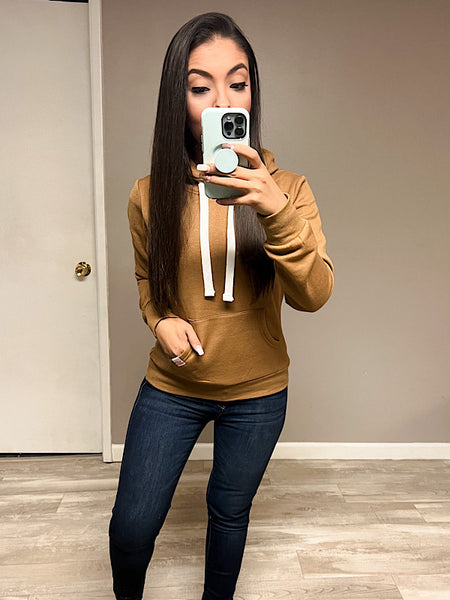 *New* Brown Pull Over Hoodie