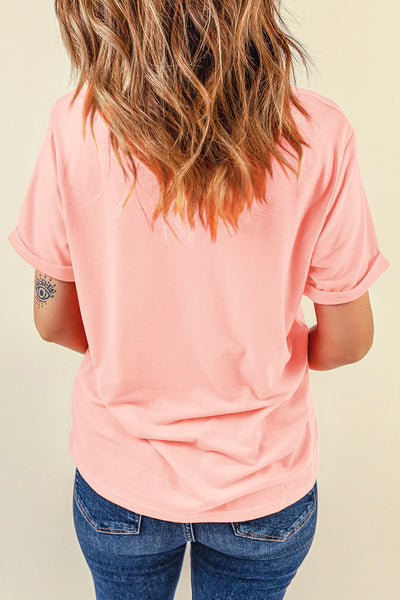 Round Neck Short Sleeve T-Shirt