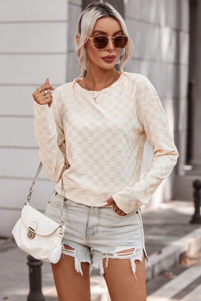 Round Neck Long Sleeve T-Shirt