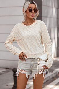 Round Neck Long Sleeve T-Shirt