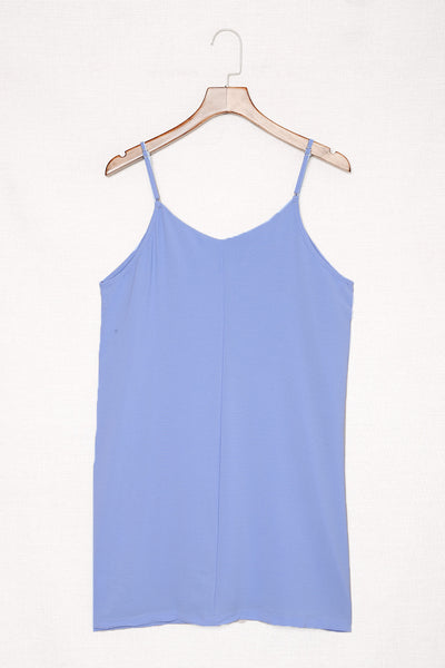 V-Neck Mini Cami Dress