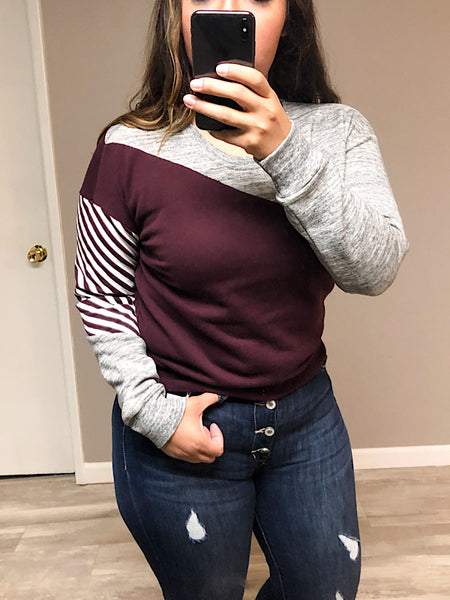 *New* Maroon Sweater